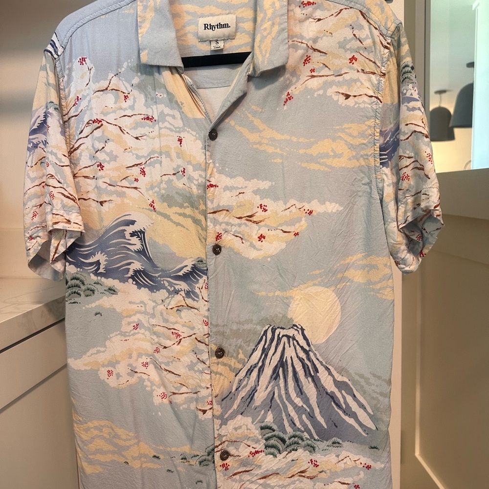 Rhythm. Men's Scenic Print Shirt